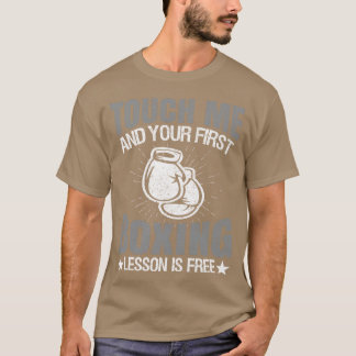 Camiseta Toque em mim e sua primeira lição de boing é gráti