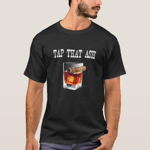 Camiseta Toque Essa Cinza Equipe de Fumantes de Charuto e B