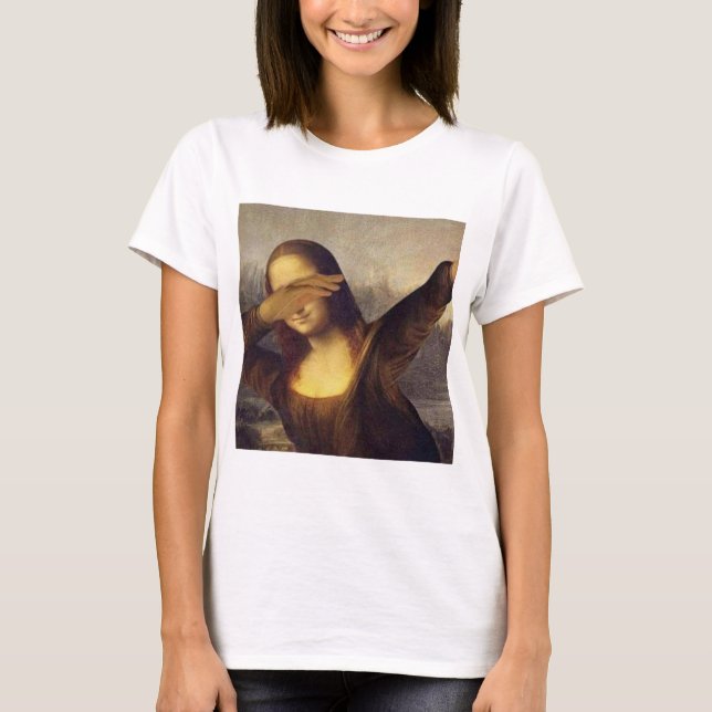 Camiseta Toque ligeiro de Mona Lisa (Frente)