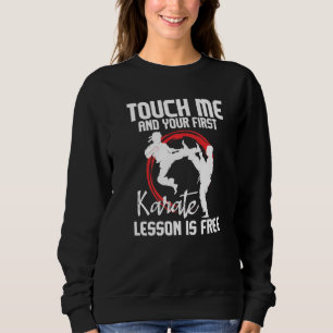Camiseta Toque-Me E Sua Primeira Lição De Karatê É Grátis K