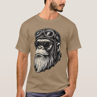 Camiseta Toque Minha Barba e Me Diga Eu Sou Um Macaco Engra