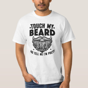 Camiseta Toque Minha Barba E Me Diga Que Sou Bonito