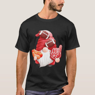 Camiseta Toque no Dia do Jogo de Futebol Gnomo de Pai de Mã