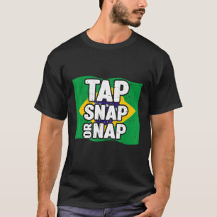 Camiseta Toque Snap ou Soneca  Bjj Jiu Jitsu Brasileiro 2