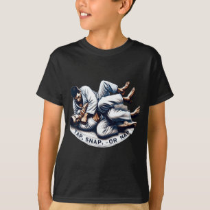 Camiseta Toque Snap ou Soneca Submissão de Jiu Jitsu Brasil