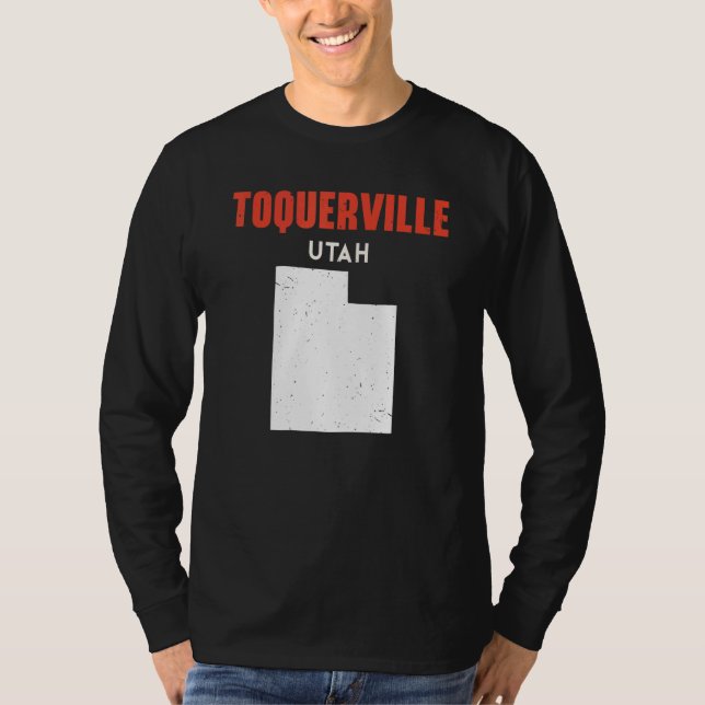 Camiseta Toquerville Utah USA State America Travel Utahan (Frente)