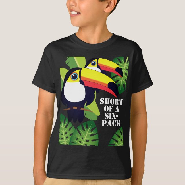 Camiseta Toques com menos de um pacote de seis unidades [te (Frente)