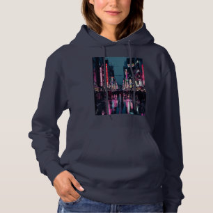 Camiseta Tóquio de pop-Arte - Paisagem Neon com Bold Urban