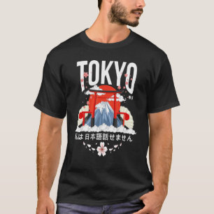 Camiseta Tóquio Eu Não Falo Versão Branca Japonesa