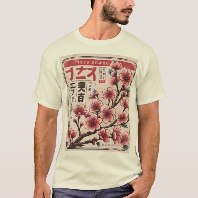Camiseta Tóquio Flower Cherry Blossom T Shirt (Frente)