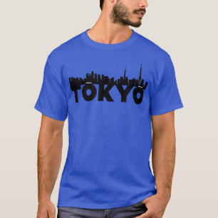 Camiseta Tóquio Japão Ásia - Linha do Skyline - Contorno S