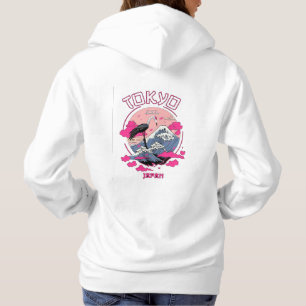 Camiseta Tóquio Japão Grou - Mt Fuji Vintage Japonês