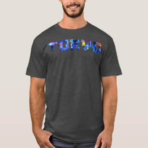 Camiseta Tóquio Shinjuku Street Sinais Estéticos Japão T