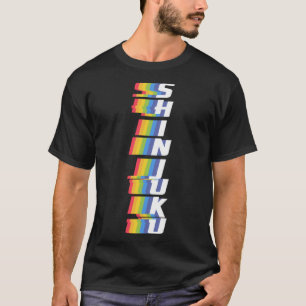 Camiseta Tóquio Tóquio Shinjuku Orgulho gay Rainbow Col