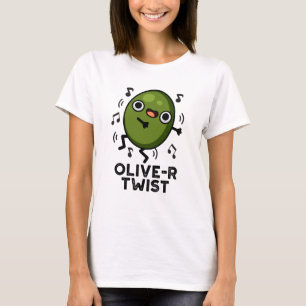 Camiseta Torção de Fruta de Oliva
