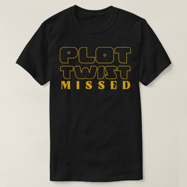 Camiseta Torção De Plot Perdida (Frente do Design)
