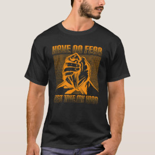 Camiseta Torção do pulso e luta manual