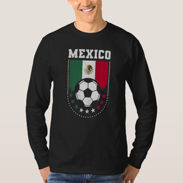 Camiseta Torcedor de Futebol Bandeira do México   (Frente)