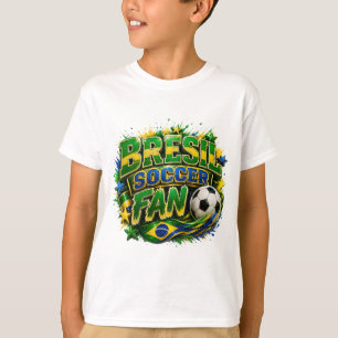 Camiseta TORCEDOR DE FUTEBOL BRASIL 2026 Torcedor de Futebo