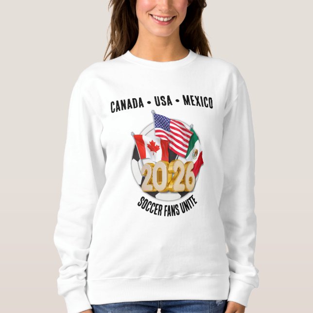 Camiseta TORCEDORES DE FUTEBOL DE 2026 SE UNEM Futebol  (Frente)
