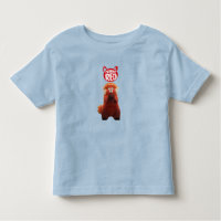 Torcendo o Urso Vermelho Cor-de-Rosa