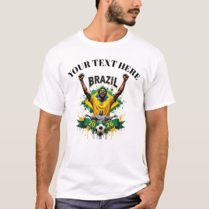 Camiseta Torcendor Personalizado da Seleção Brasileira de F