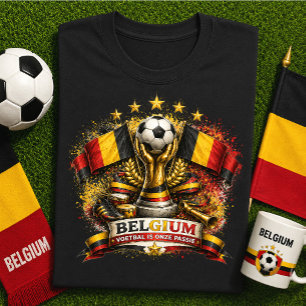 Camiseta Torcida Belga de Futebol da Bélgica Copa do Mundo
