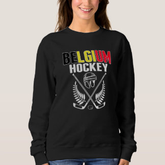 Camiseta Torcida Belga de Hóquei no Gelo Orgulhosa Equipe B