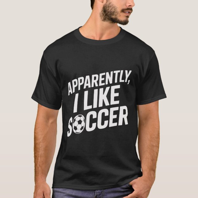 Camiseta Torcida de Futebol Aparentemente Eu Gosto de Futeb (Frente)
