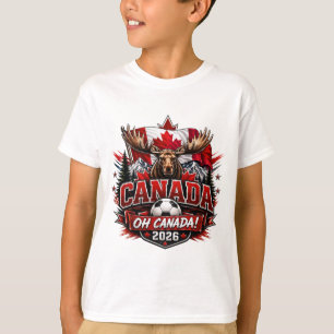 Camiseta Torcida de Futebol Canadá Oh Canadá 2026