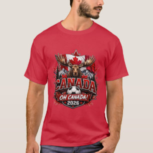 Camiseta Torcida de Futebol Canadá Oh Canadá 2026