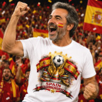 Torcida de Futebol da Espanha La Roja Copa do Mund