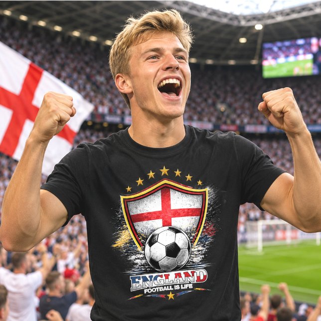 Camiseta Torcida de Futebol da Inglaterra St George Copa do (Criador carregado)