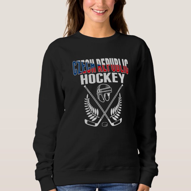 Camiseta Torcida de Hóquei no Gelo da República Tcheca  Sel (Frente)
