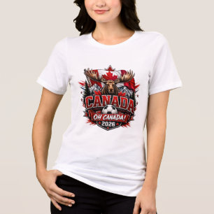 Camiseta Torcida do Canadá Oh Canadá 2026 Futebol