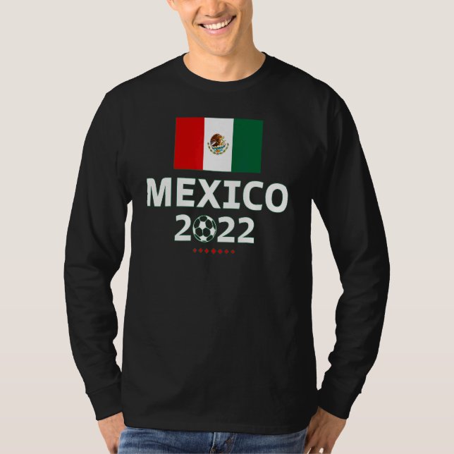 Camiseta Torcida do Time México 2022 Futebol Fãs   Adeptos (Frente)