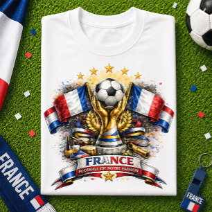 Camiseta Torcida Futebol França Copa do Mundo Futebol