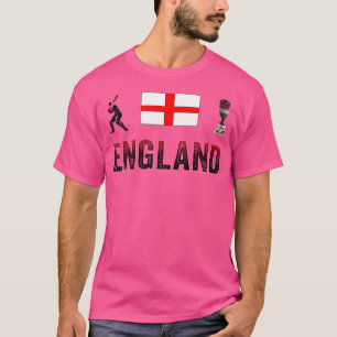 Camiseta Torcida Inglaterra Amante De Críquete Time Torcedo