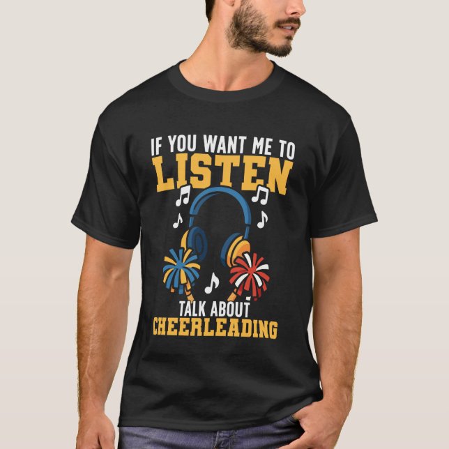 Camiseta Torcida Liderança de Torcida Se Você Quiser Que Eu (Frente)