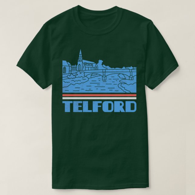 Camiseta Tord City Gift Inglaterra City Silhouette Skyline  (Frente do Design)