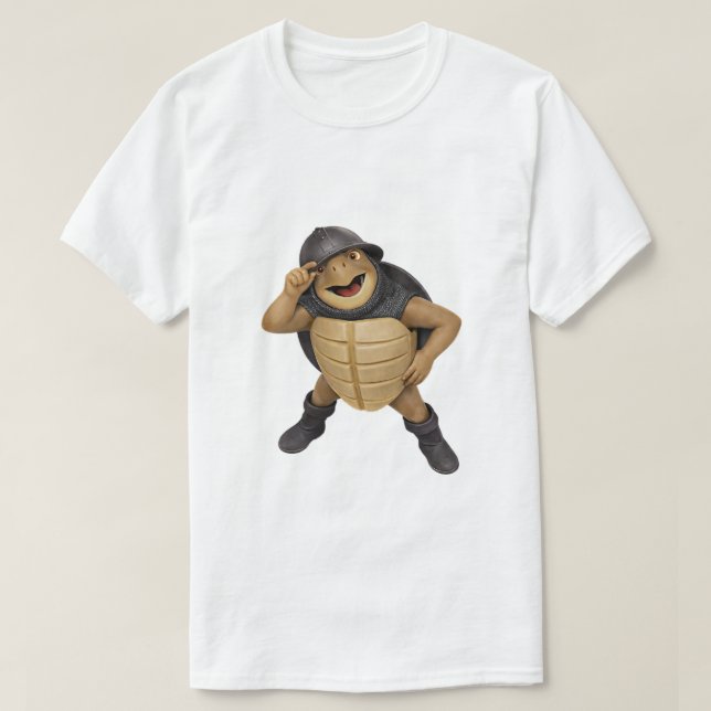 Camiseta Torin a Tartaruga Medieval (Frente do Design)