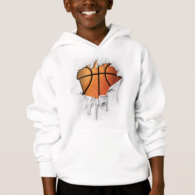 Camiseta Torn Basball Hoodie (Frente)