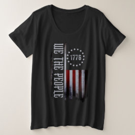 Camiseta Torn Flag We The Pessoas 1776