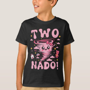 Camiseta Tornado 2 Anos Menina Aniversário Dois Nado 2º Ani