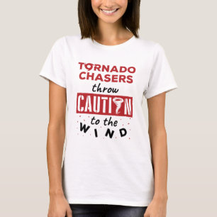Camiseta Tornado Chaser Tempestade Perseguindo Vento Engraç