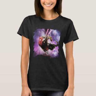 Camiseta Tornado Gato Montando Frango Com Taco