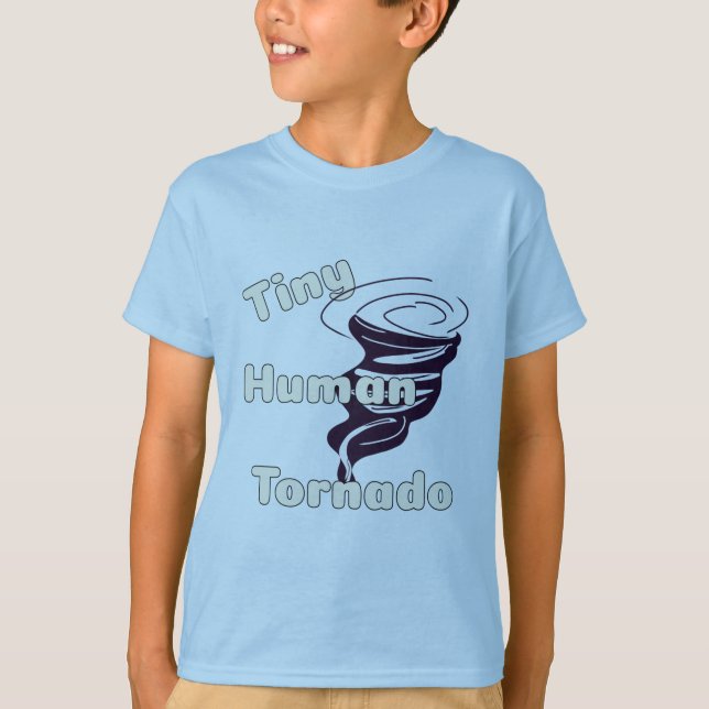 Camiseta Tornado Humano Pequeno (Frente)