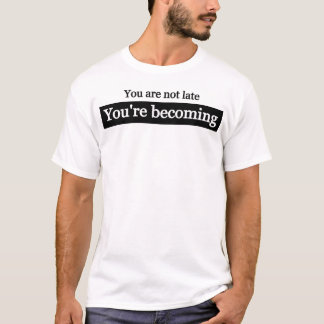 Camiseta Tornando-se: Jornada de Crescimento