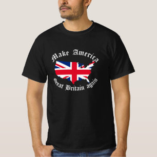 Camiseta Tornar a América Excelente Grã-Bretanha novament