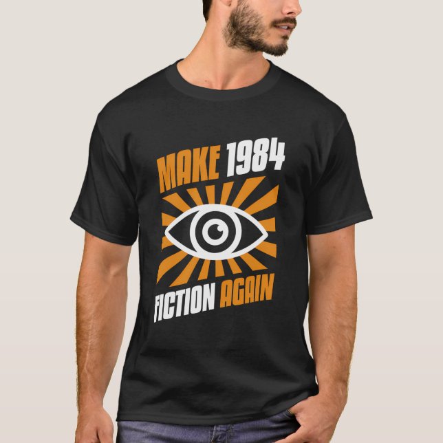 Camiseta Tornar a Ficção de 1984 Novamente (Frente)